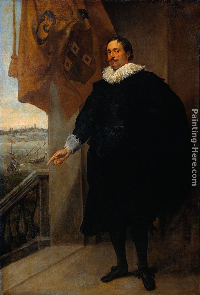 Sir Antony van Dyck Nicolaes van der Borght, Merchant of Antwerp